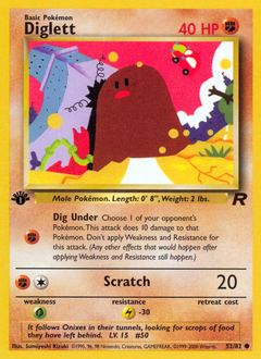 Diglett — Team Rocket