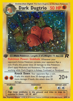Dark Dugtrio — Team Rocket