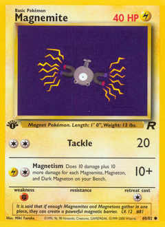 Magnemite — Team Rocket
