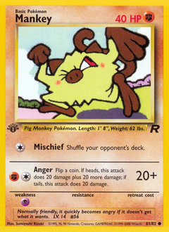 Mankey — Team Rocket