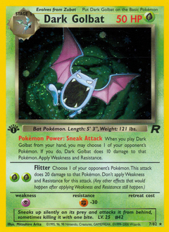 Dark Golbat — Team Rocket