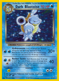 Dark Blastoise — Legendary Collection