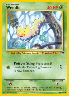 Weedle — Legendary Collection