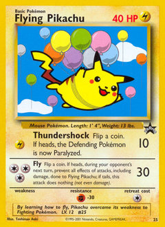 Flying Pikachu — Wizards Black Star Promos