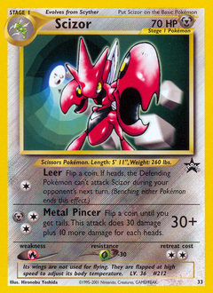 Scizor — Wizards Black Star Promos