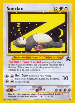 Snorlax — Wizards Black Star Promos