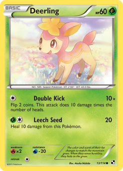 Deerling — Black & White