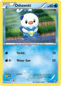 Oshawott — Black & White