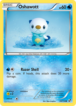 Oshawott — Black & White