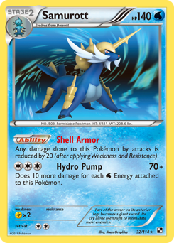 Samurott — Black & White