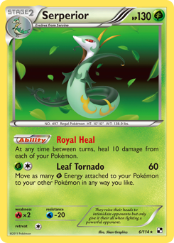 Serperior — Black & White