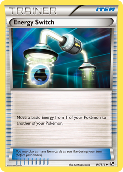 Energy Switch — Black & White