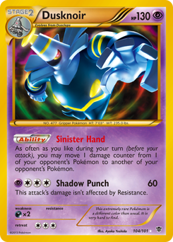 Dusknoir — Plasma Blast