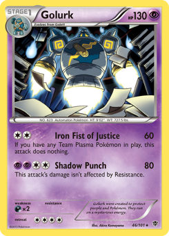 Golurk — Plasma Blast