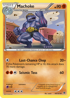 Machoke — Plasma Blast