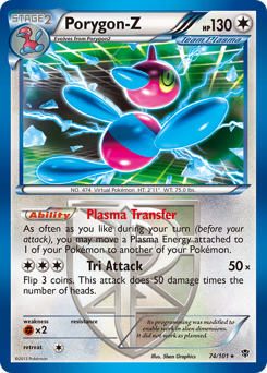 Porygon-Z — Plasma Blast