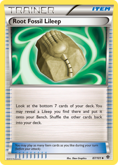 Root Fossil Lileep — Plasma Blast