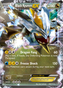 Black Kyurem-EX — Legendary Treasures