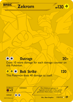Zekrom — Legendary Treasures