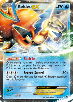 Keldeo-EX — Legendary Treasures