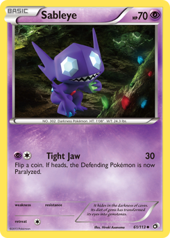 Sableye — Legendary Treasures