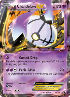 Chandelure-EX — Legendary Treasures