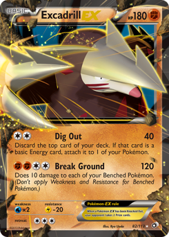 Excadrill-EX — Legendary Treasures