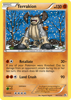 Terrakion — Legendary Treasures