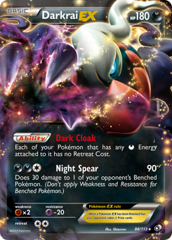 Darkrai-EX — Legendary Treasures