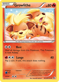 Growlithe — Legendary Treasures