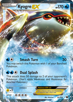 Kyogre-EX — Dark Explorers