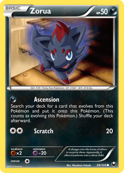 Zorua — Dark Explorers