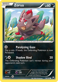 Zorua — Dark Explorers