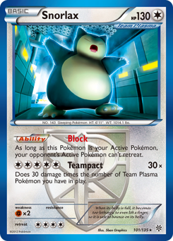 Snorlax — Plasma Storm