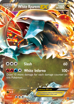 White Kyurem-EX — Plasma Storm