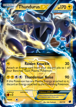 Thundurus-EX — Plasma Freeze