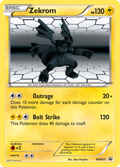 Zekrom — BW Black Star Promos