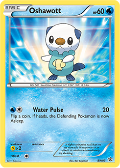 Oshawott — BW Black Star Promos