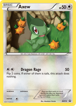 Axew — BW Black Star Promos