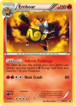 Emboar — BW Black Star Promos