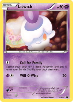 Litwick — BW Black Star Promos