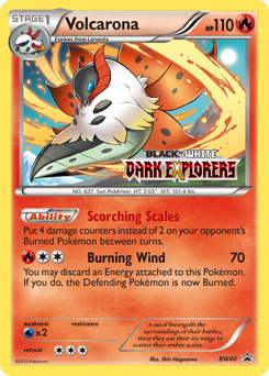 Volcarona — BW Black Star Promos