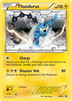 Thundurus — BW Black Star Promos