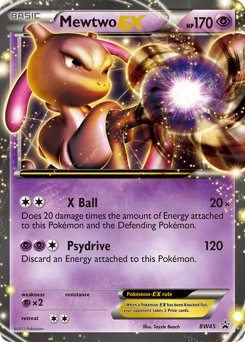 Mewtwo-EX — BW Black Star Promos