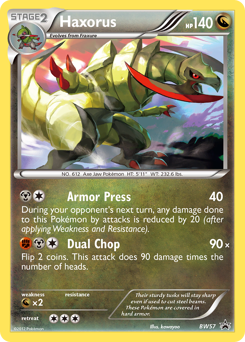 Haxorus — BW Black Star Promos