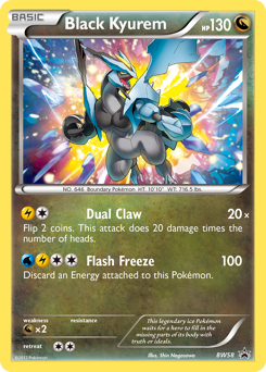 Black Kyurem — BW Black Star Promos