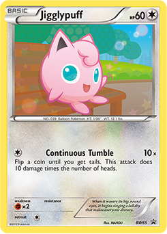 Jigglypuff — BW Black Star Promos