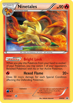 Ninetales — BW Black Star Promos