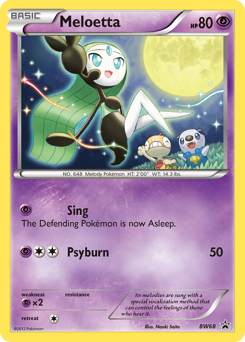 Meloetta — BW Black Star Promos