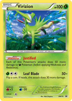 Virizion — BW Black Star Promos